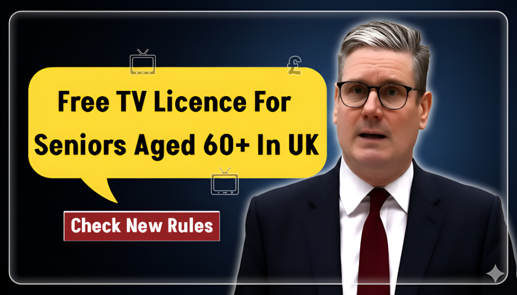 Free TV Licence for UK Over-60s