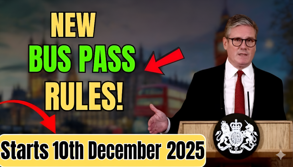 UK Government New Bus Pass Rules 2025