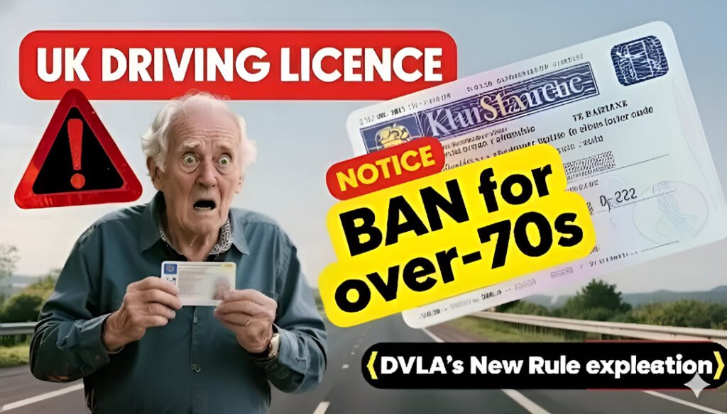 DVLA New Rule for Over-70 Drivers 2025
