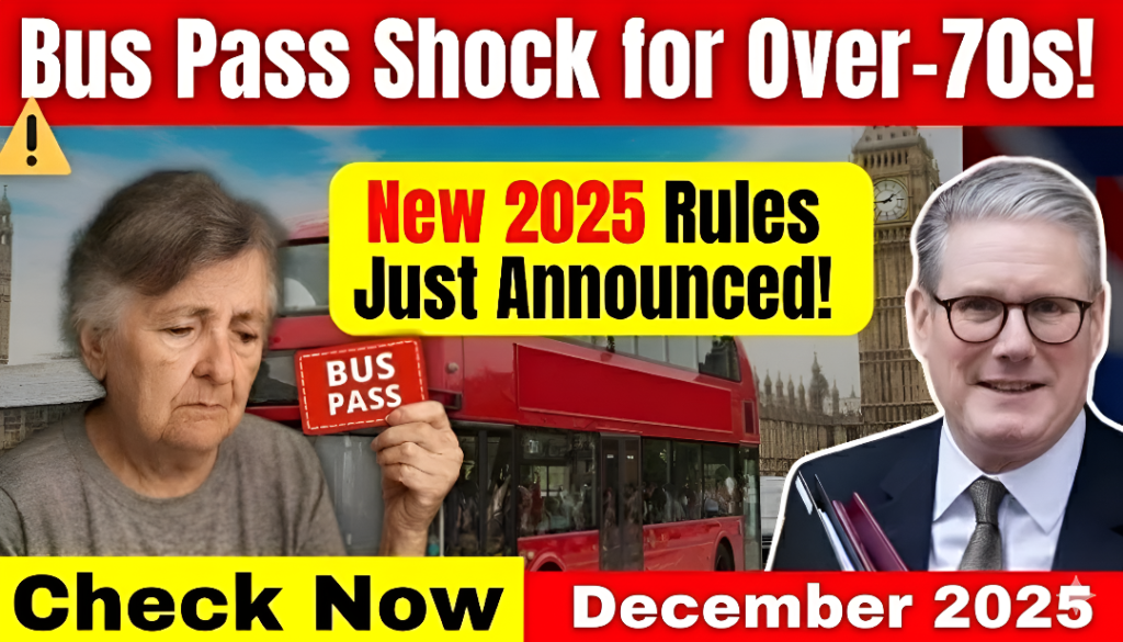 Bus Pass Rules 2025 Over-70s